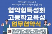춘천한샘고, 협약형 특성화고 추진 대규모 업무협약 체결